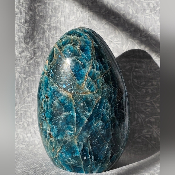 Blue Apatite Crystal Free Form Crystals - Picture 2 of 8